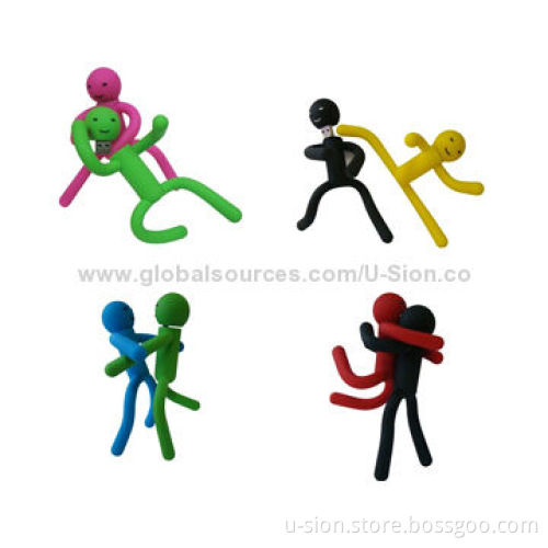 Promotional Cartoon Shape USB Flash Drives with Low-power Consumption, Customized Designs Welcomed